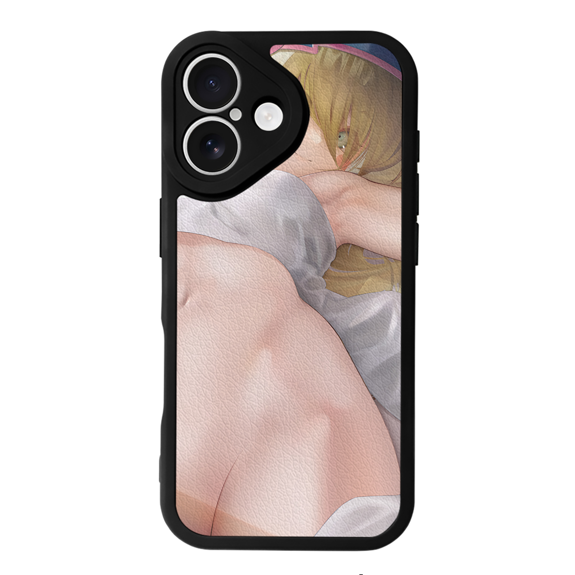 （画像用） 遊☆戯☆王 Yu-Gi-Oh! 【iPhone 16シリーズ対応】シリコンスマホケース（レザー調） 材質：シリコン